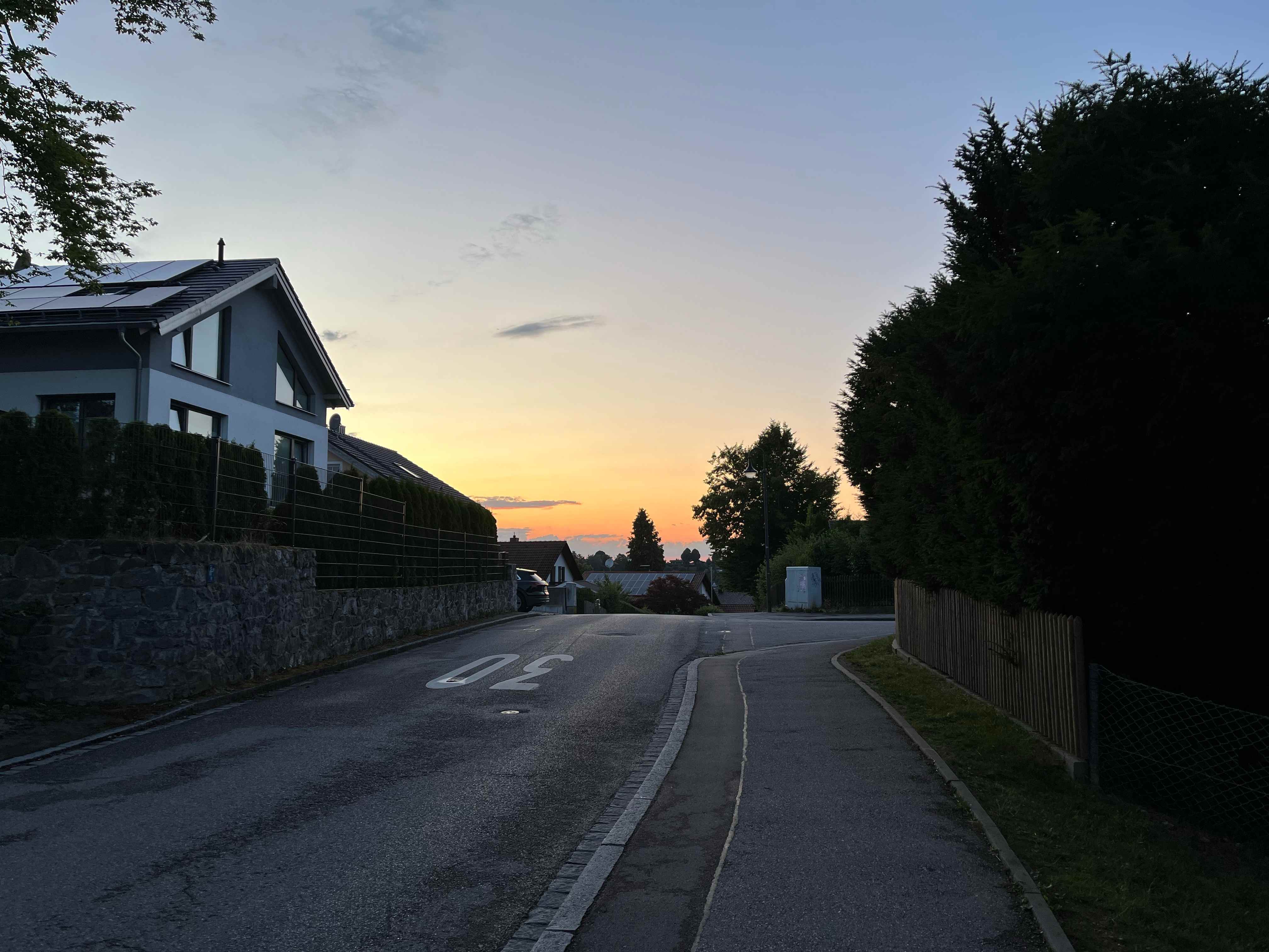 Last Light at Home